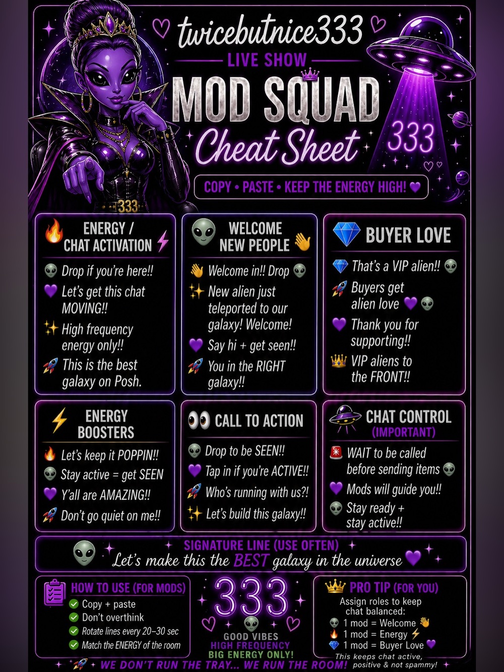 💜👽𝐋𝐎𝐎𝐊𝐈𝐍𝐆 👀 𝐅𝐎𝐑 𝐄𝐋𝐈𝐓𝐄 𝐌𝐎𝐃 𝐒𝐐𝐔𝐀𝐃 𝐌𝐄𝐌𝐁𝐄𝐑𝐒👽💜APPLY WITHIN THE SHOW